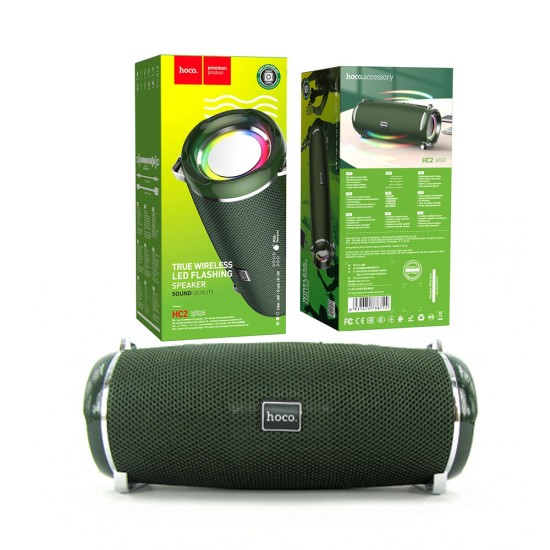 COLUNA BLUETOOTH HOCO HC2 XPRESS FM/BT/AUX/TF CARD/USB 2400MAH VERDE